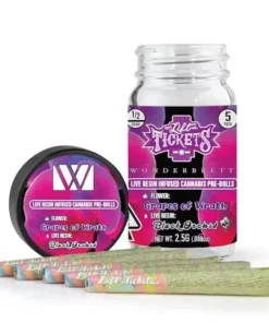Lift Tickets Grapes of Wrath x Black Orchid - Infused Pre-Roll 5-Pack