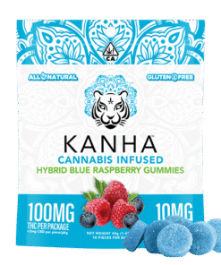 KANHA | Blue Raspberry – Hybrid Gummies – 100mg