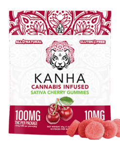 KANHA | Cherry – Sativa Gummies – 100mg