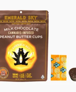 EMERALD SKY | Peanut Butter Cups Sativa (5mg each) – 100mg