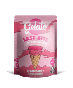 GELATO | Last Bites Strawberry Chocolate Mini Cones – 100mg