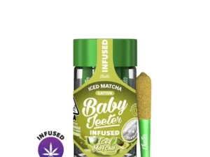 JEETER | Baby Jeeters Iced Matcha – 5 Pack Infused Prerolls (0.5g each)