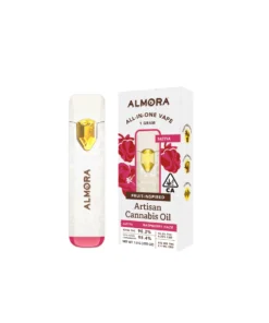 Raspberry Haze [1000mg] Almora 100% Fruit Live Resin All-In-One