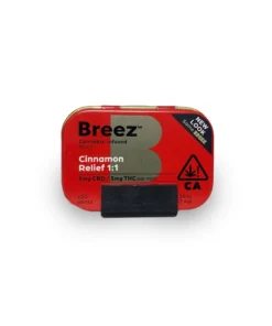 Breez Cinnamon Relief 1:1 High CBD Tablets (H)