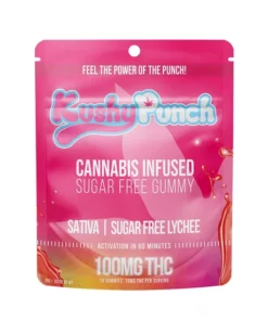 Kushy Punch Sugar Free Lychee Gummy (S)