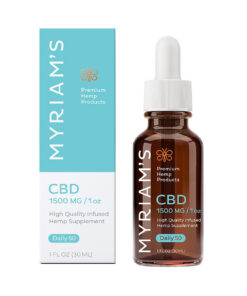 Myriam’s Hope Hemp, CBD Oil Daily 50, Full Spectrum, Olive, 1fl oz, 1500mg CBD