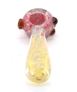 HAND PIPE | 3″ – Fumed Frit Cap