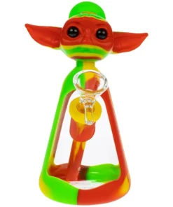 THE CHILD SILICONE AND GLASS BEAKER BONG
