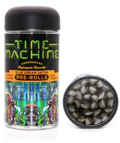 TIME MACHINE | Blue Dream Prerolls – 28 Pack 14g (0.5g Each)