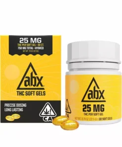 AbsoluteXtracts (ABX) THC Soft Gels (H) - 25mg