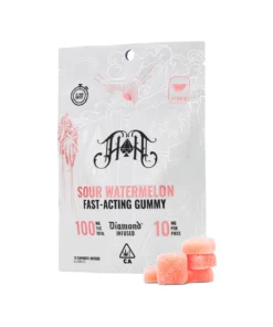 Sour Watermelon | Hybrid - Fast-Acting Gummies - 100mg THC