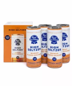 Pabst Blue Ribbon Mango Blood Orange High Seltzer