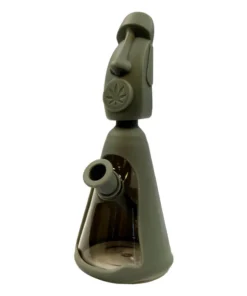 Silicone Bong - Moai Easter Island Head (20 cm)